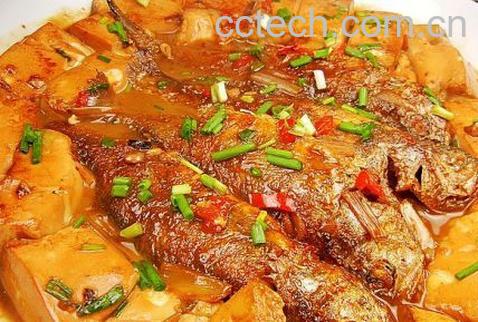 果蔬百科黄鱼烧豆腐-0