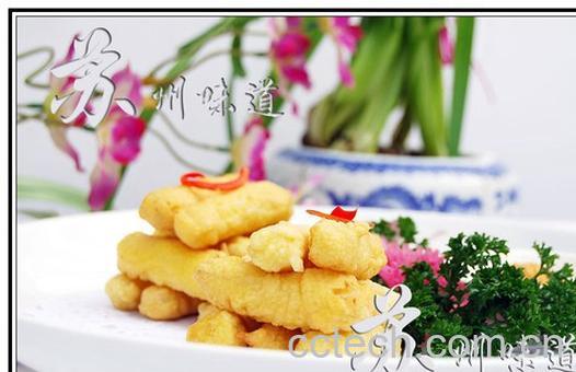 果蔬百科蛋黄鱼条的做法-0