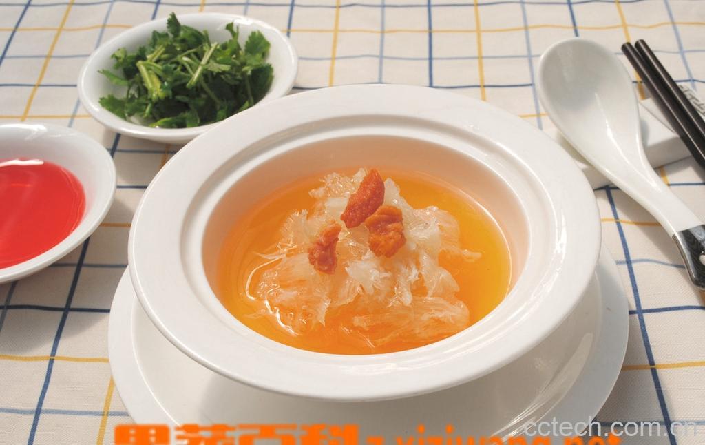 果蔬百科扒蟹黄鱼翅的-0