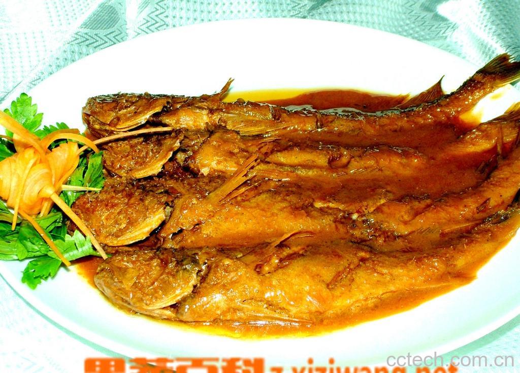 果蔬百科红烧黄鱼-0