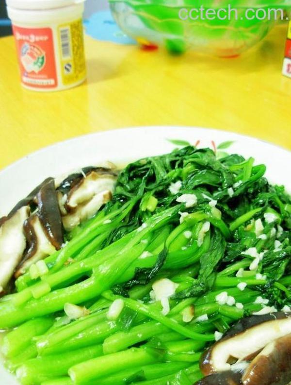 果蔬百科香菇菜心的做法-0