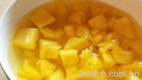 菠萝为什么要用盐水泡一下才能吃-1