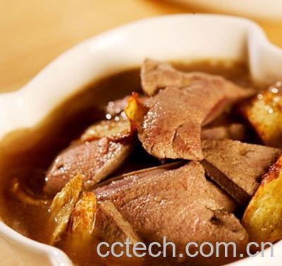 果蔬百科猪肝莲子汤的做法-0