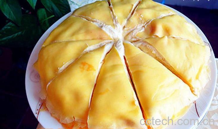 果蔬百科榴莲千层蛋糕的做法-0