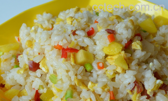 果蔬百科菠萝炒饭怎么做-0