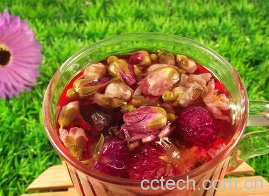 果蔬百科山楂玫瑰花茶-0