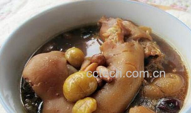 果蔬百科板栗煲蹄花-0