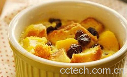 果蔬百科香蕉面包布丁的制作方法-0