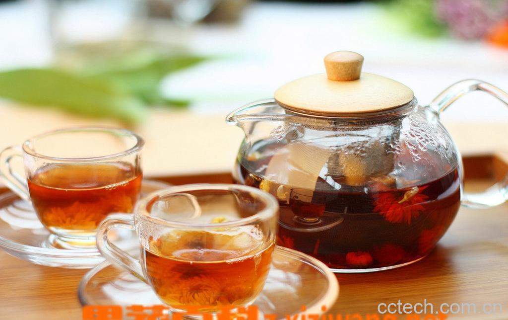 果蔬百科菊花枸杞绿茶的功效-0