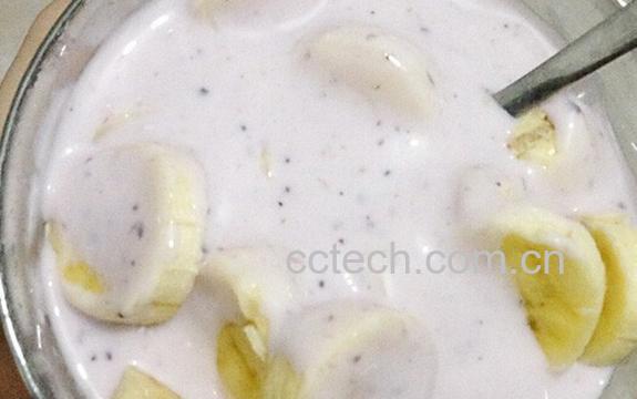 果蔬百科香蕉和酸奶-0