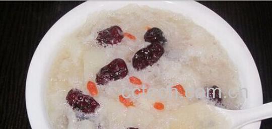 果蔬百科雪梨银耳-0