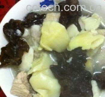 果蔬百科榴莲壳排骨汤-0