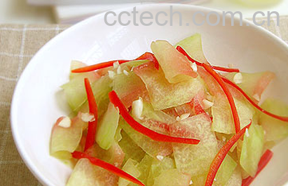 果蔬百科凉拌西瓜皮的做法步骤图解-0