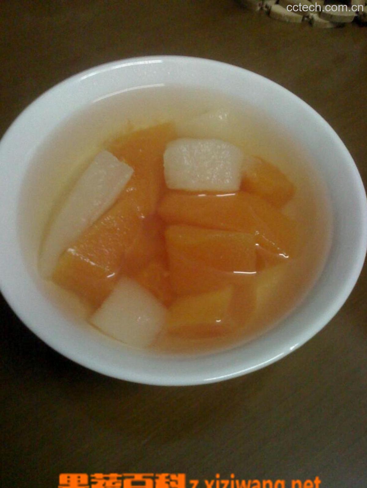 果蔬百科木瓜炖雪梨-0