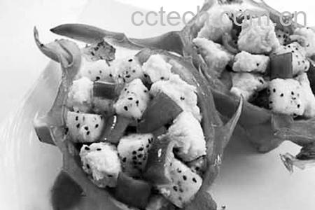 果蔬百科火龙果炒鸡丁-0