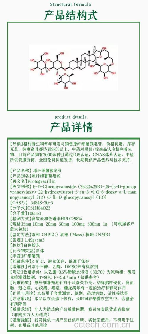 薯蓣皂苷的作用是什么?