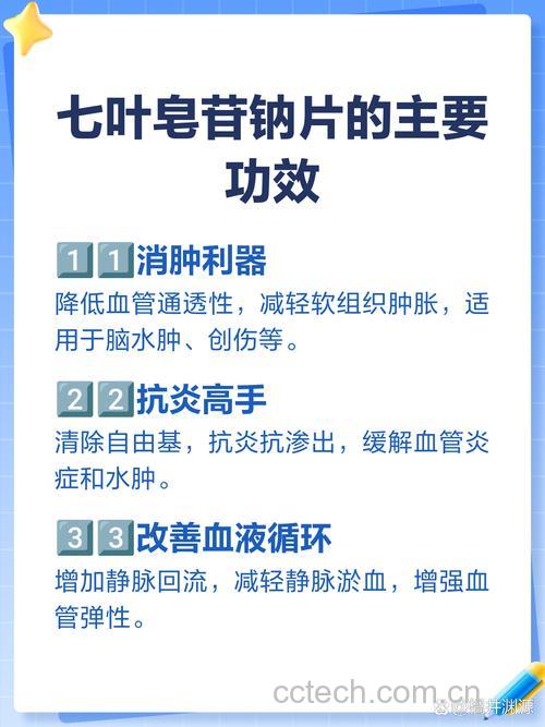 七叶皂苷钠片有什么副作用?