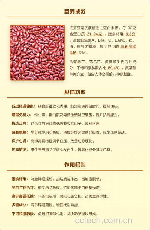 红芸豆的营养价值及食用功效