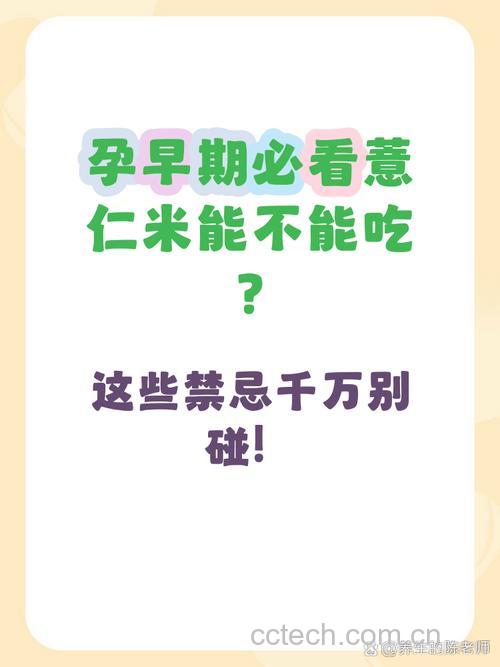 孕妇可以喝薏米粉吗?早期中期晚期的禁忌