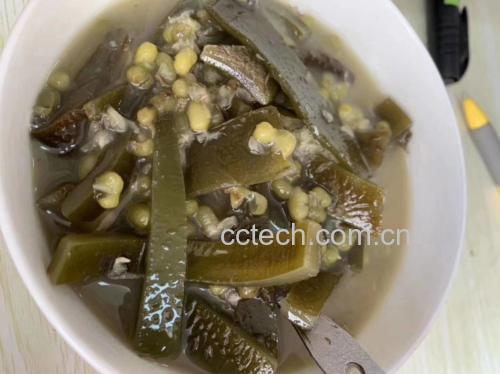 海带豆腐汤成品