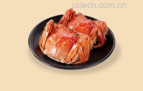 香辣炒蟹成品图