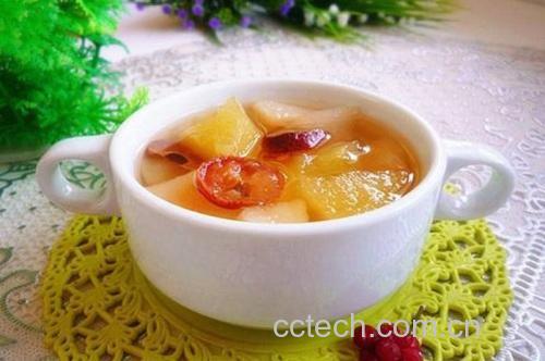 蒸煮后的梨盅
