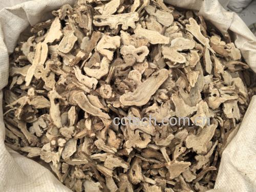 一盒标注清晰的参苓白术片铝塑板装药品,外盒印有国药准字Z开头批号、成分列表、功能主治、用法用量及生产企业信息,旁边放置一片掰开的药片,显示内部为棕褐色颗粒状 参苓白术片药品包装示意图