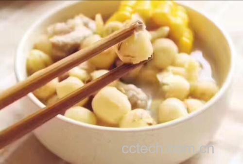 一碗热气腾腾的莲子百合粥,色泽温润,香气扑鼻 莲子百合粥成品图