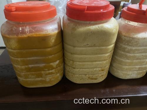 蜂蜜与热水反应示意图