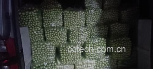 展示青提旁边放置一张营养标签的示意图,突出显示其含糖量数据 青提与营养标签示意图