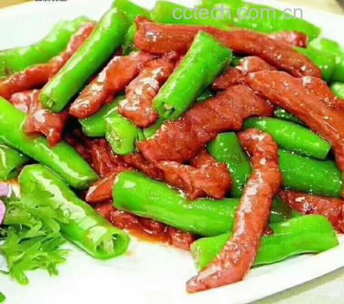 青椒酿肉成品图
