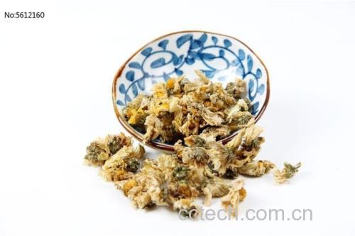 野菊花茶冲泡过程