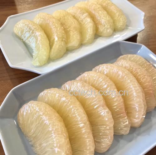琯溪蜜柚果冻特写照片