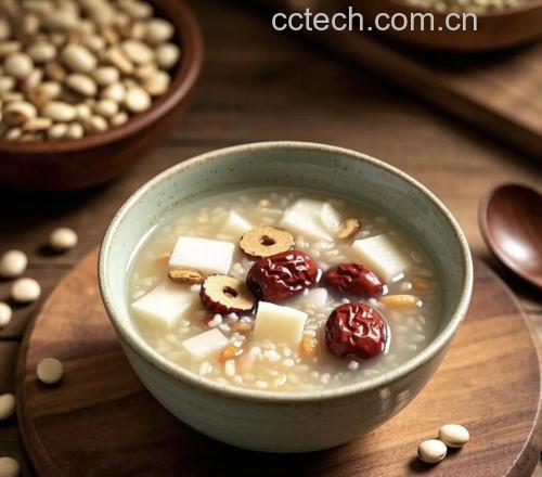 白术山药粥成品图