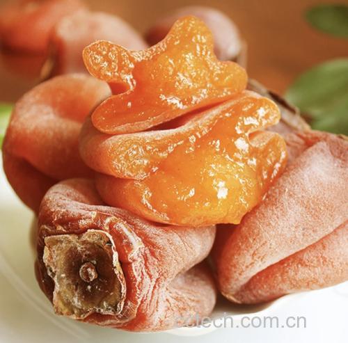 蜂蜜拌柿子成品图