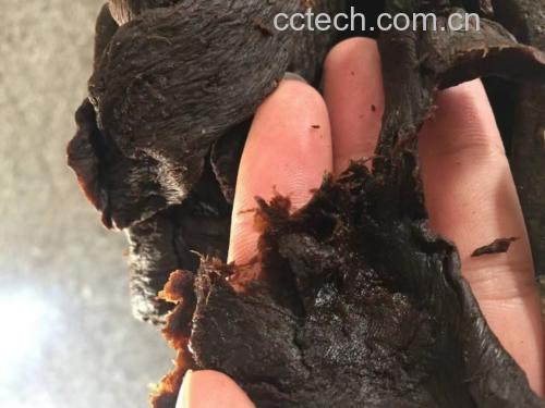 腌制完成的萝卜皮成品展示