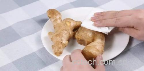 清洗工具与步骤示意图