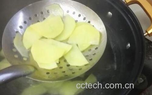 土豆片切片处理