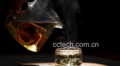 小青柑普洱茶冲泡过程示意图
