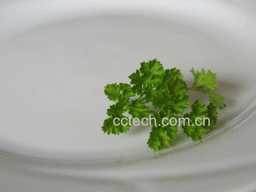 家庭厨房中使用香草调味场景
