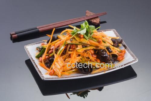 酸梨凉拌菜成品图