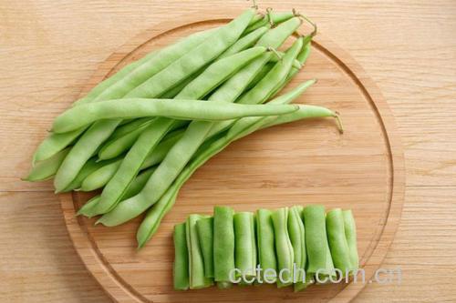 豆角处理前后对比图