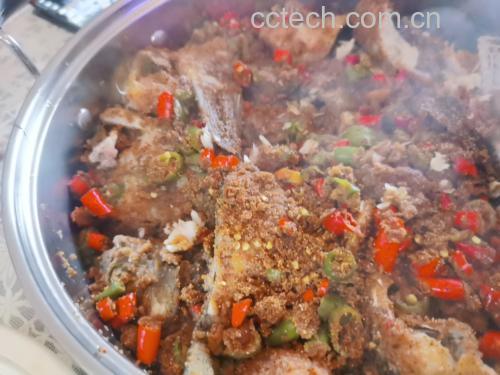 红椒豆豉蒸鱼成品图