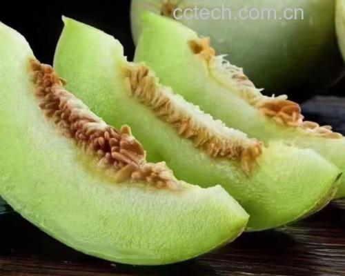 玉菇甜瓜果盘摆盘图