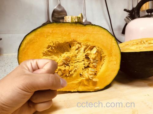 板栗南瓜烹饪过程