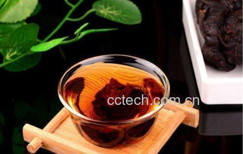 熟地黄和决明子茶饮成品图
