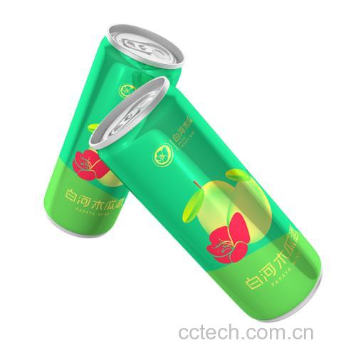 家庭自制木瓜酒成品展示