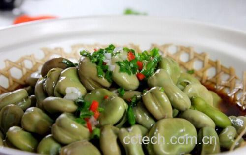 绿心蚕豆的加工与食用方式