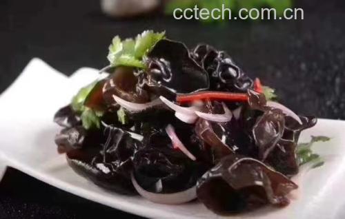松花菜木耳拌粉丝成品图