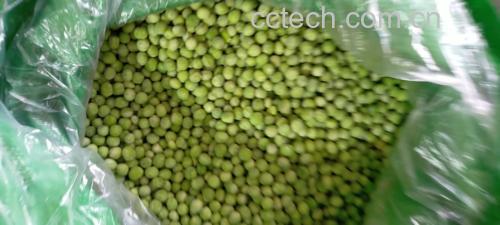 冷冻豌豆产品包装标签示意图